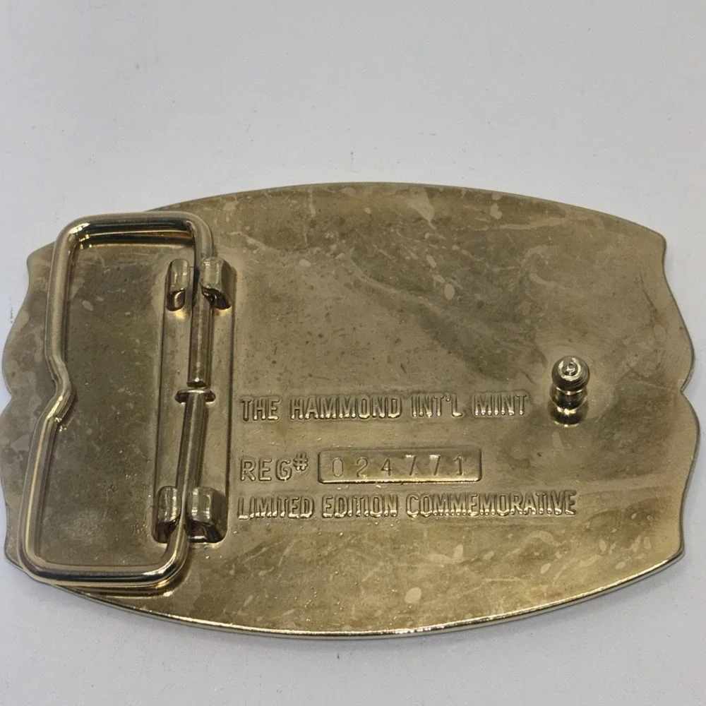 Vtg Belt Buckle 1986 Statue of‎ Liberty 100 Year Anniversary 1886-1986 Patriotic